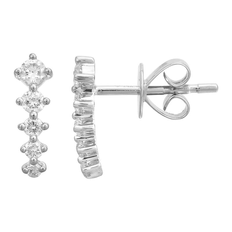 Gradient Diamond Studs Earrings