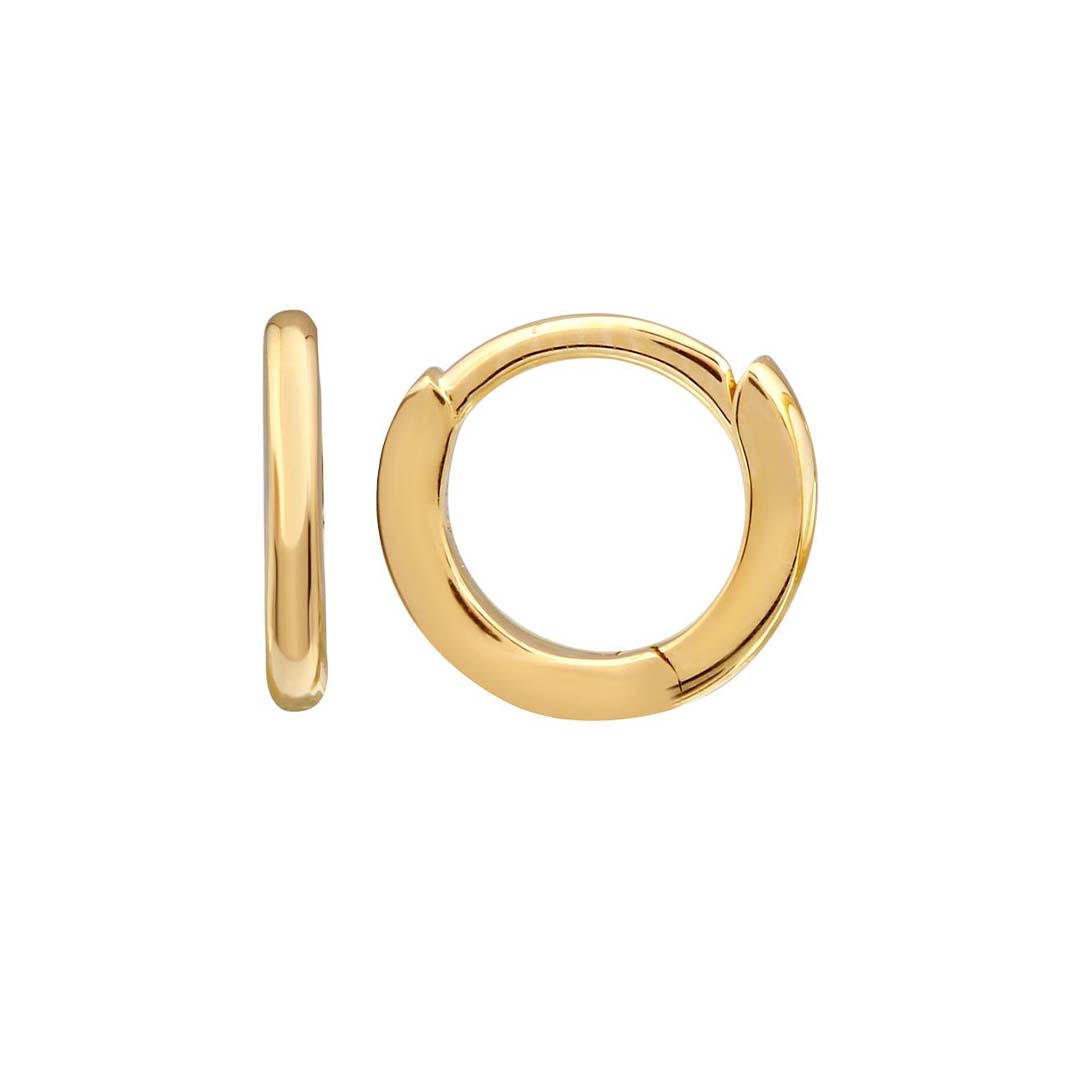 14K Gold Tiny Gold Huggies