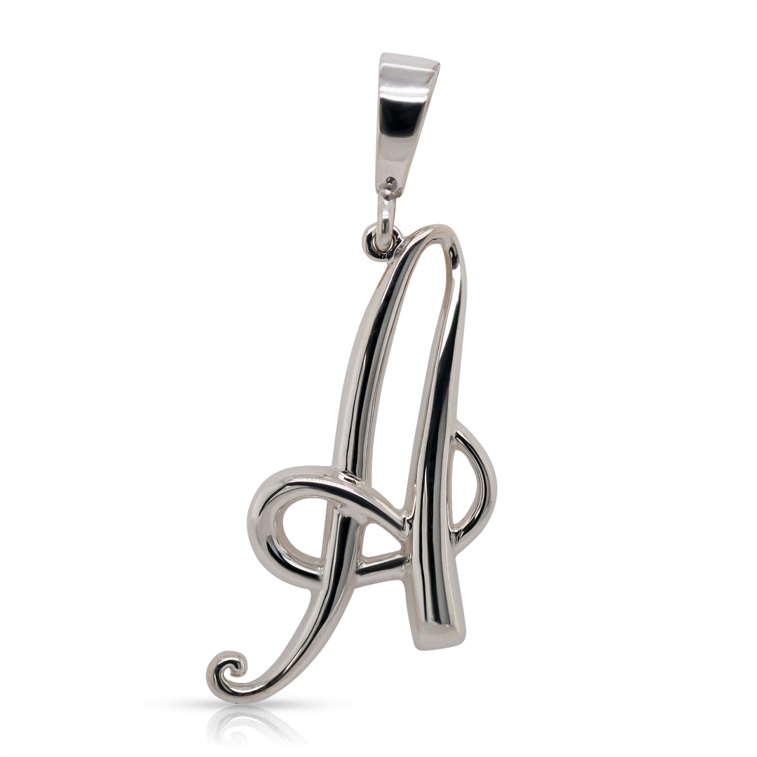 925 Sterling Silver Statement Initial Charm and Chocker Necklace