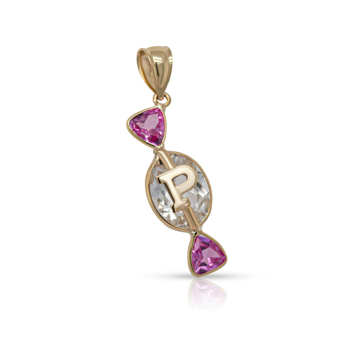 14K Yellow Gold Candy Charm