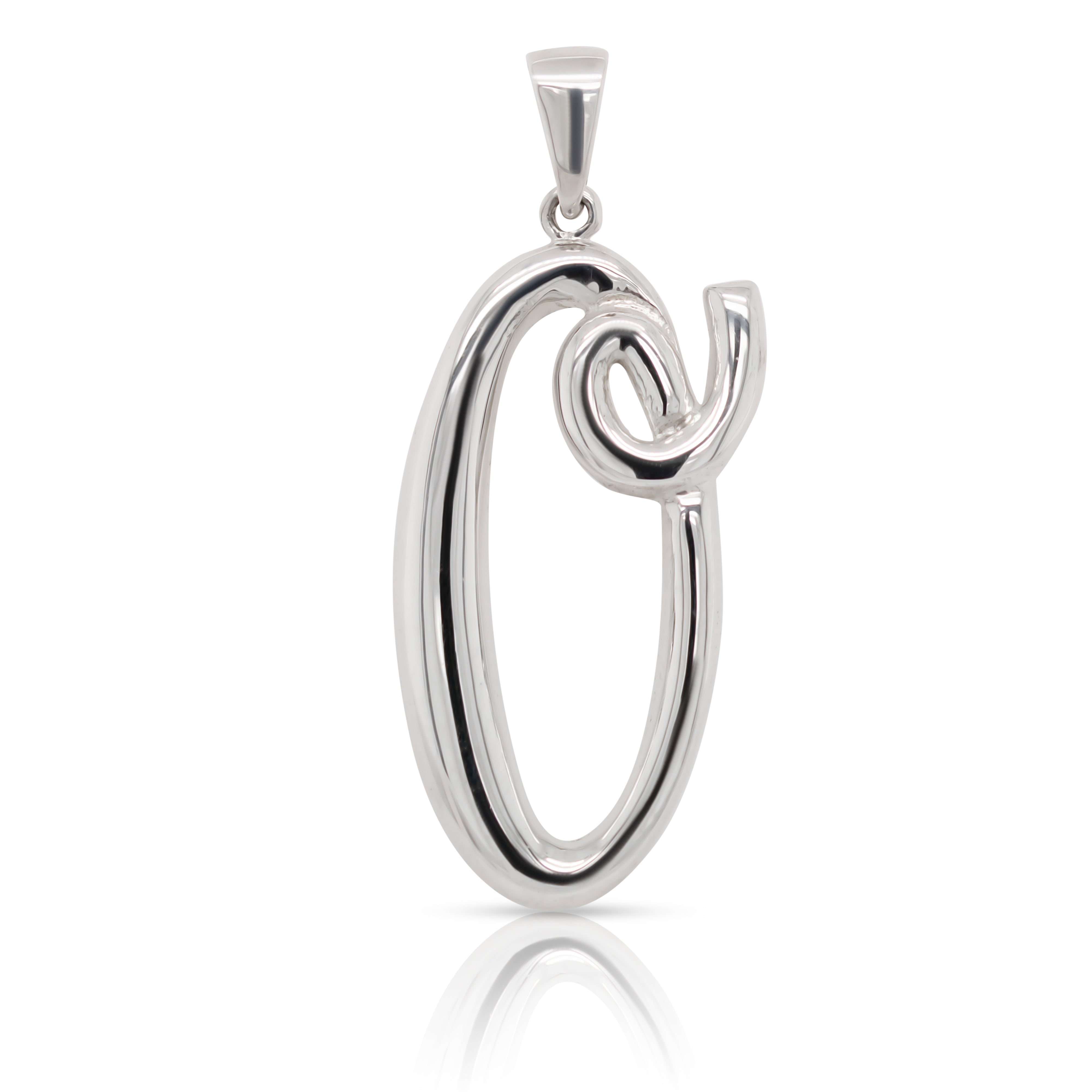 925 Sterling Silver Statement Initial Charm and Chocker Necklace