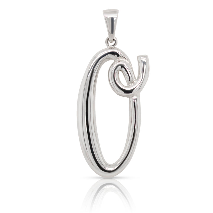 925 Sterling Silver Statement Initial Charm and Chocker Necklace