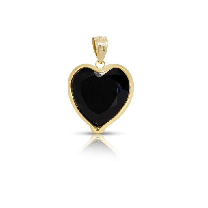 14K Gold Heart Candy Pendant (More Colors and Personalization available)