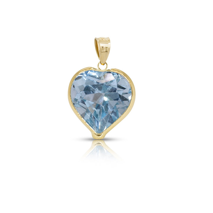 14K Gold Heart Candy Pendant (More Colors and Personalization available)