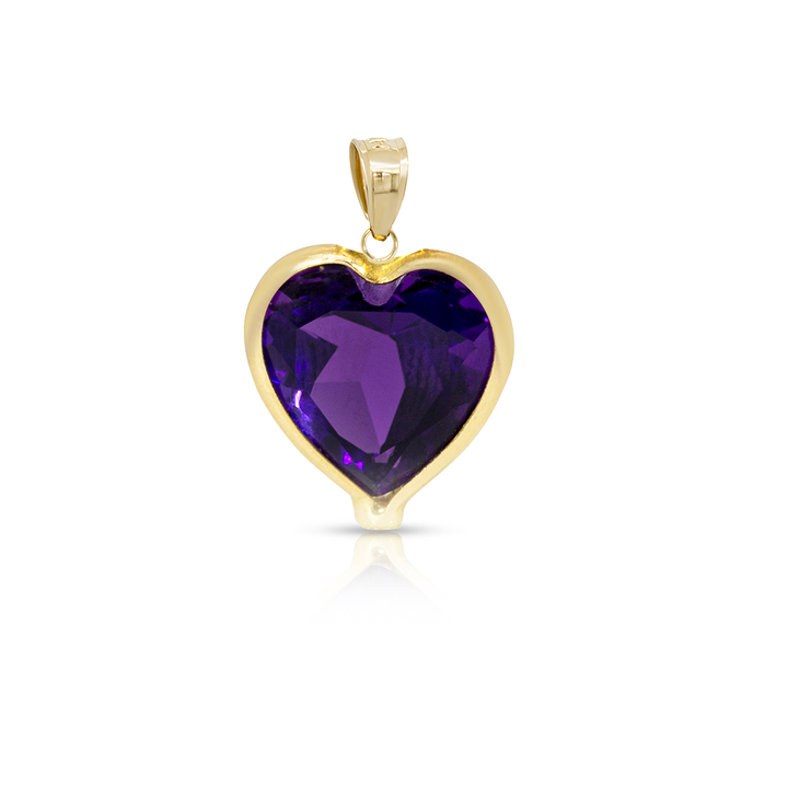 14K Gold Heart Candy Pendant (More Colors and Personalization available)