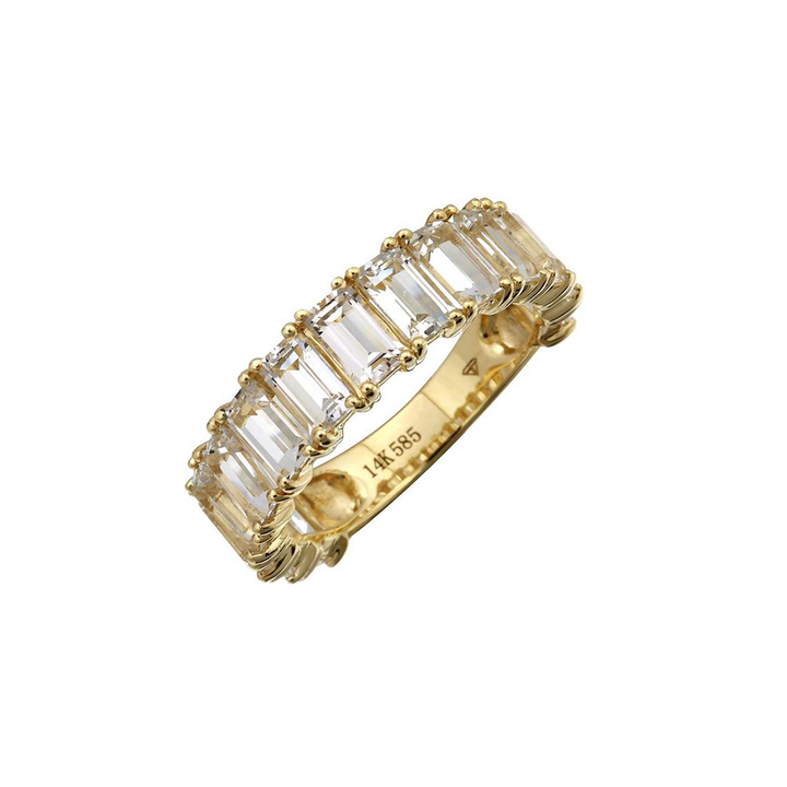 Baguette Gemstone Ring (More Colors available)