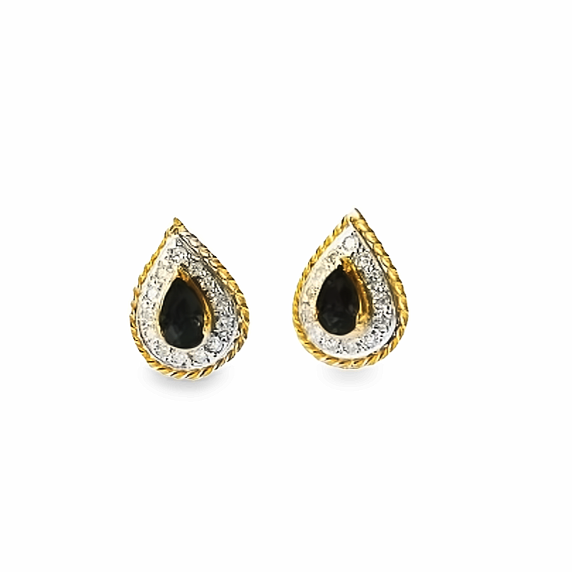 SW Braided Pave Drop Earrings (More Colors available)