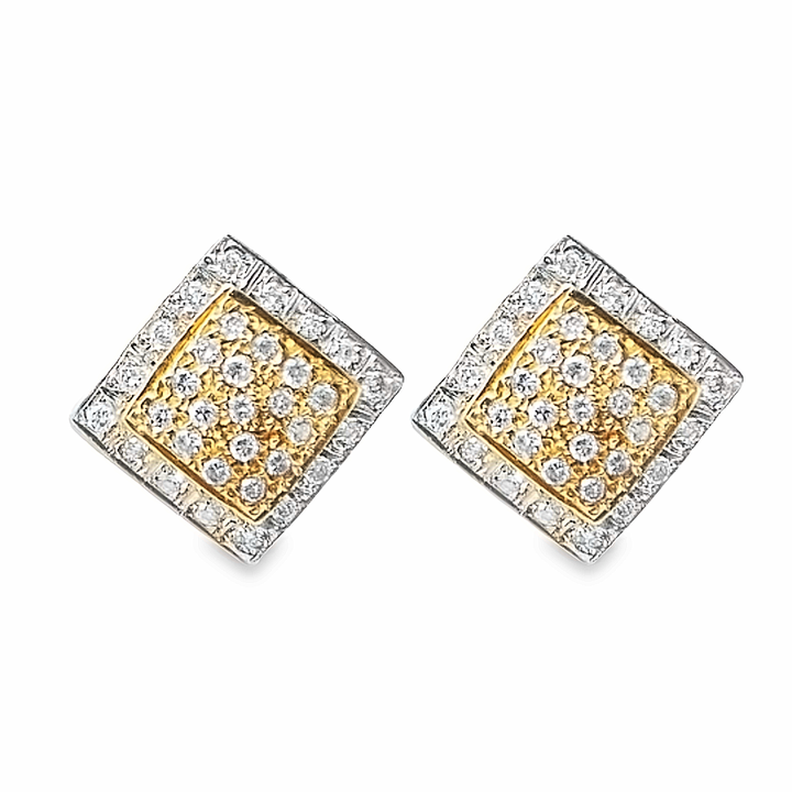 SW Classic Double Square Earrings
