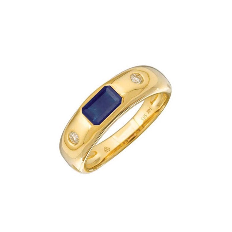 Baguette Gemstone Band Ring (More Colors available)