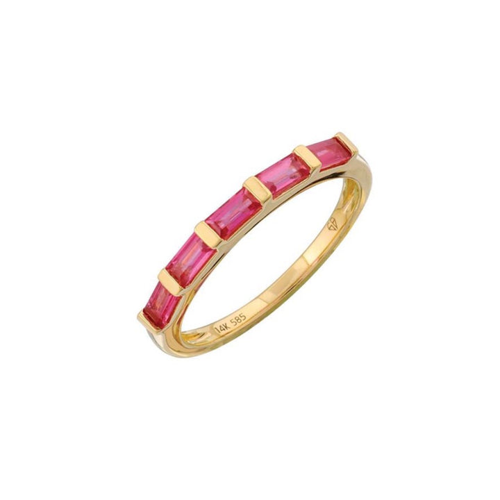Baguette Precious Stone Band (More Colors available)