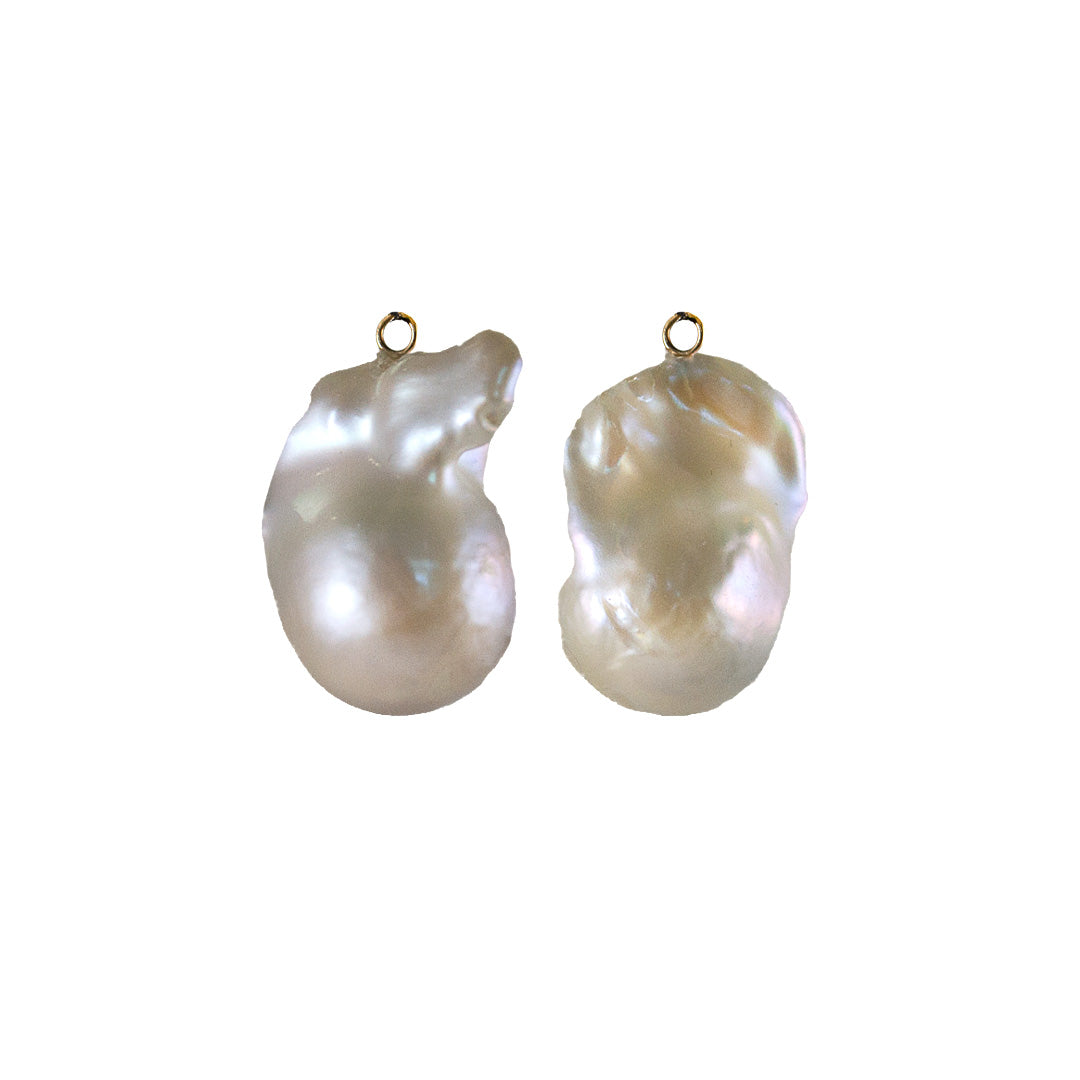 Baroque Pearl Pendant Earrings