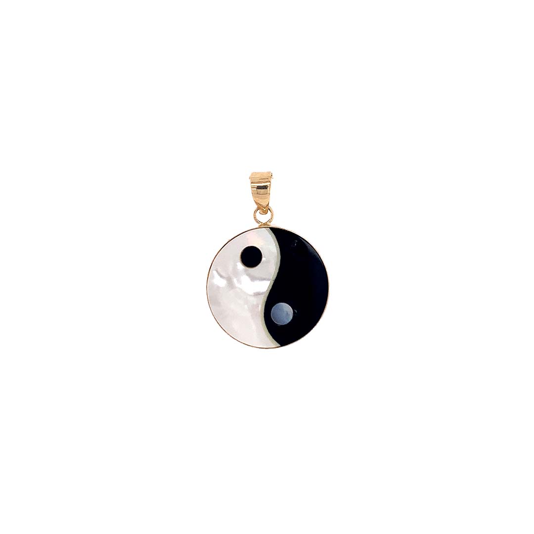 Yin Yang Reversible Gemstone Charm (small)