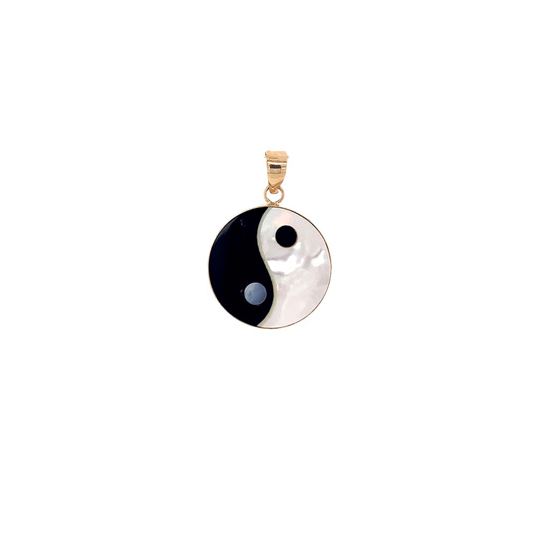 Yin Yang Reversible Gemstone Charm (small)
